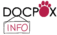 DOCPOX info tierarzt docpox kleintierpraxis docpox Sticker