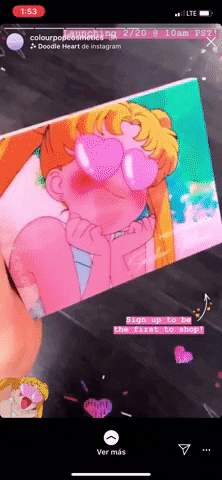 michellegaleana giphygifmaker makeup sailor moon colourpop GIF