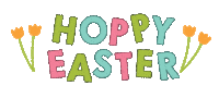 Easter Bunny Sticker by homesalivepets