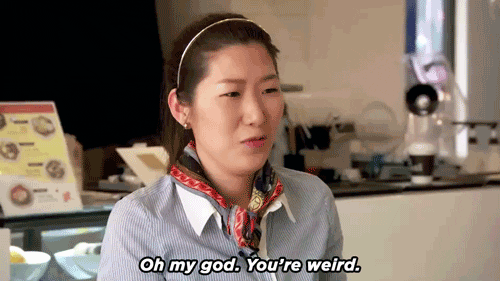 youre weird oh my god GIF by Team Coco