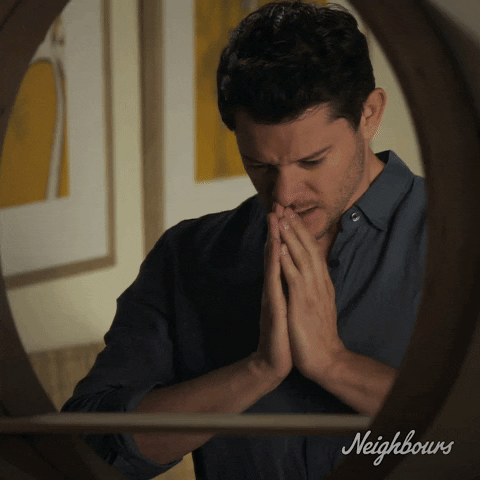 Rob Mills Please GIF by Neighbours (Official TV Show account)