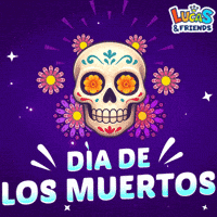 Day Of The Dead Halloween GIF by Lucas and Friends by RV AppStudios