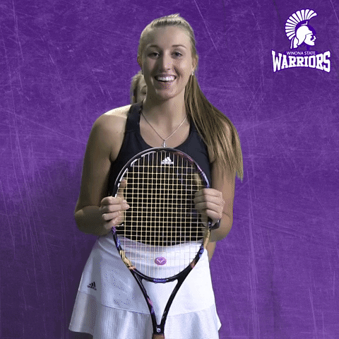 Tennis Warriors GIF by WinonaStateATH