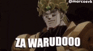 Zawarudo Diobrando GIF