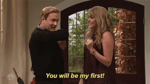 you will be my first tom hanks GIF by Saturday Night Live