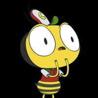 luahgar bee pizzadelivery pizzadeliveryshow happyabelhim GIF