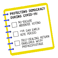 Voting Election 2020 Sticker by INTO ACT!ON
