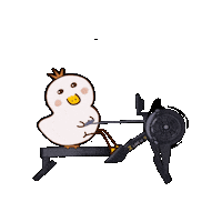 LOLLING_TW crossfit cf row 阿唐鴨 Sticker
