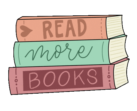 Read A Book Sticker by LexiMayde
