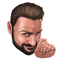 Poker Face Reaction Sticker by GGPoker