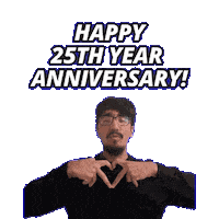 25Th Anniversary Sticker