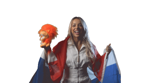 HuisVanOranje giphyupload voetbal emma nederland Sticker