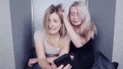 BinaBianca friends friendship talk threat GIF