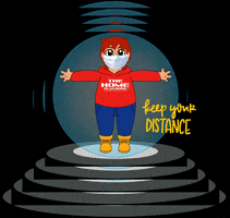 Stay Home Keep Your Distance GIF by The Home Teachers