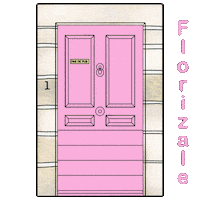 Florizale1 door bourges porte fairydoor Sticker