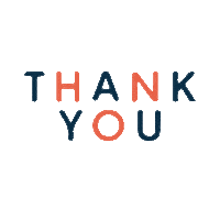 Thanks Thank You Sticker by The Tree Center