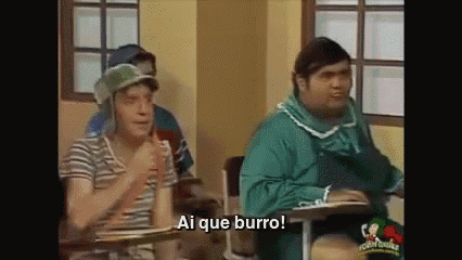 ai que burro GIF