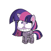 Scared Twilight Sticker by My Little Pony