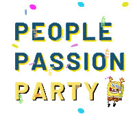 Sponge Bob Party Sticker by CLANEO