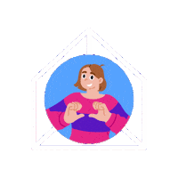 Heart Love Sticker by RHAD