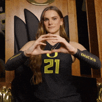 Volleyball Oregon GIF by GoDucks