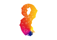 lorasurf santa surf de board Sticker