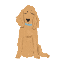 dog Sticker by Nelly Castro