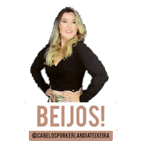 cabelosporkerlandiateixeira kiss hair kisses cabelo Sticker