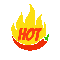 Sexy Red Hot Sticker