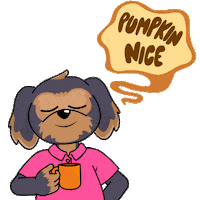 Pumpkin Spice Love Sticker by BoDoggos