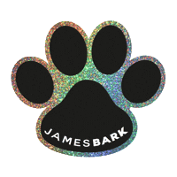 Glitter Paw Sticker by James Bark