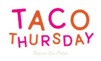 tacoslapina brand business restaurant thursday Sticker
