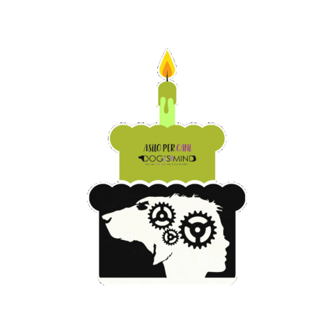 Happy Birthday Sticker by Asilo per cani Dog'sMind