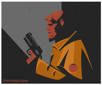 sneakyshapes animation gif artist hellboy sneakyshapes GIF