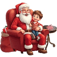 Santa Claus Sticker