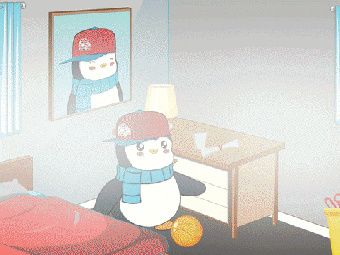 Organize Clean Up GIF by Pudgy Penguins