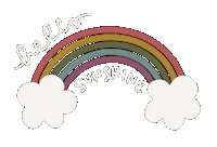 Rainbow Clouds Sticker by CallieRian
