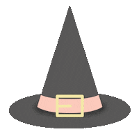 Black Hat Halloween Sticker