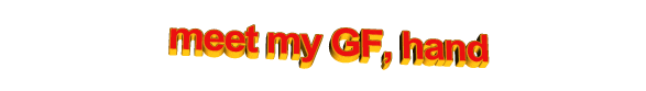 orange gf Sticker by AnimatedText