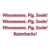 Arkansas Razorbacks School Sticker by Arkansas Alumni Association