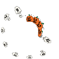 Trick Or Treat Halloween Sticker by subtlestrokes