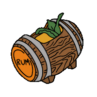 TraderVics tiki mai tai maitai tradervics Sticker