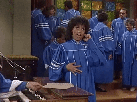 Church Choir Singing GIF by Jackée Harry