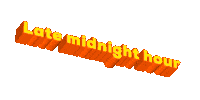 Late Night Midnight Sticker