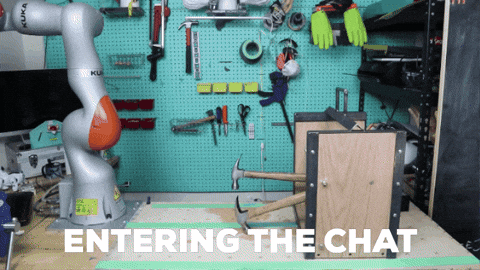 Simone Giertz Hello GIF by VaynerSpeakers