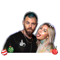 arctic fox christmas Sticker by Arctic Fox Hair Color