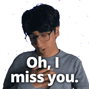 Miss You Want Sticker