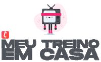 app_treino fit treino work out exercicio Sticker