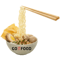 indonesia noodle Sticker by GO-JEK
