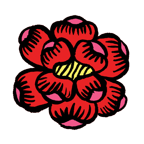 flower kimberleyrenwick Sticker
